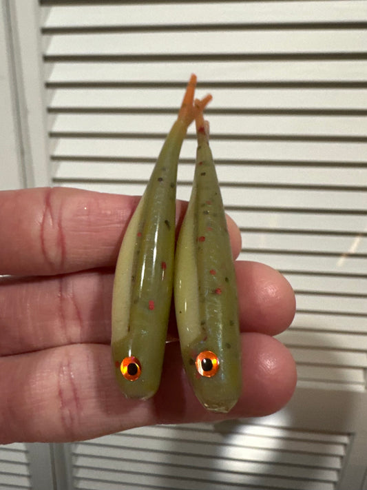 3” Brown Trout Minnow (4-pack)