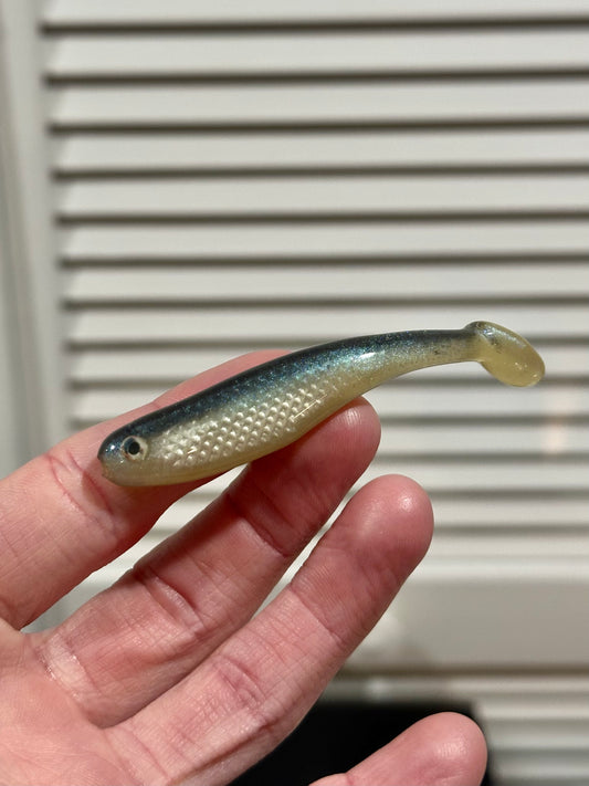 3” Emerald Shiner Paddletails 2nd Edition (2-pack)