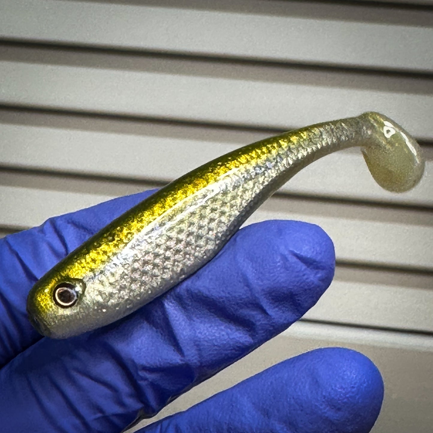 3” Emerald Shiner Paddletail (1 bait/pack)