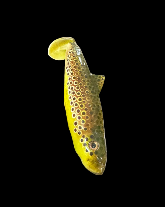 4.5” Tricked-Out Brown Trout Swimbait (Hollow Body)