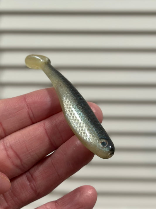 3” Emerald Shiner Paddletails 2nd Edition (2-pack)