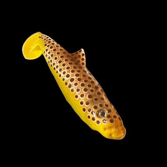 4.5” Tricked-Out Brown Trout Swimbait (Solid Body)