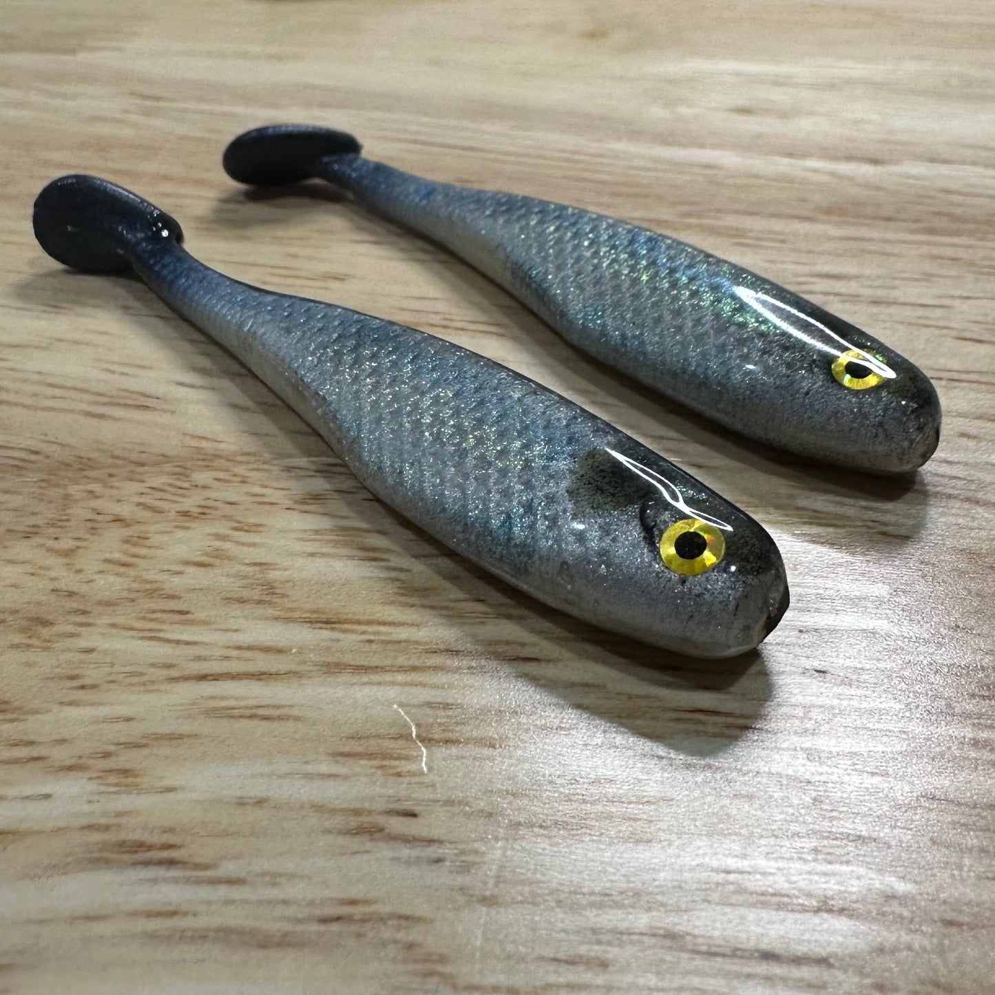 3” Gizzard Shad Paddletails (2-pack)