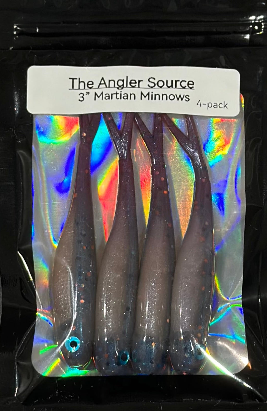 3” Martian Minnow (4-pack)
