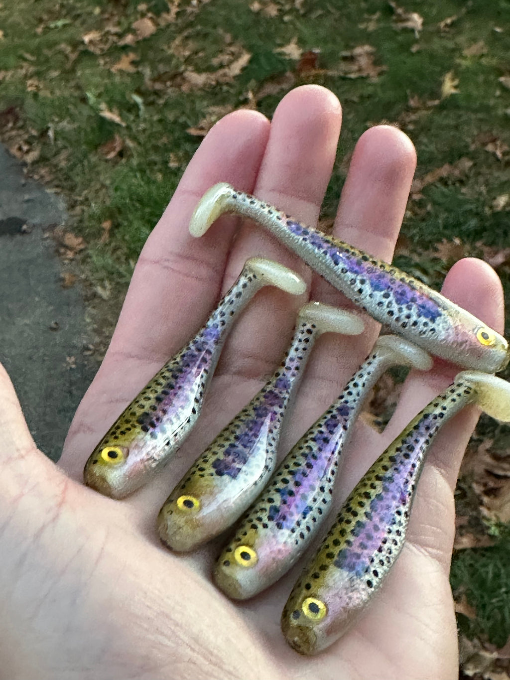 3” Rainbow Trout Paddletail