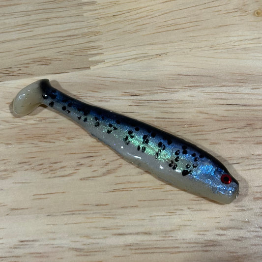 3.75” Blue Woo Panfish Paddletail (1/pack)
