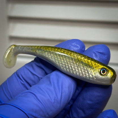 3” Emerald Shiner Paddletail (1 bait/pack)