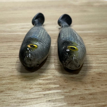 3” Gizzard Shad Paddletails (2-pack)