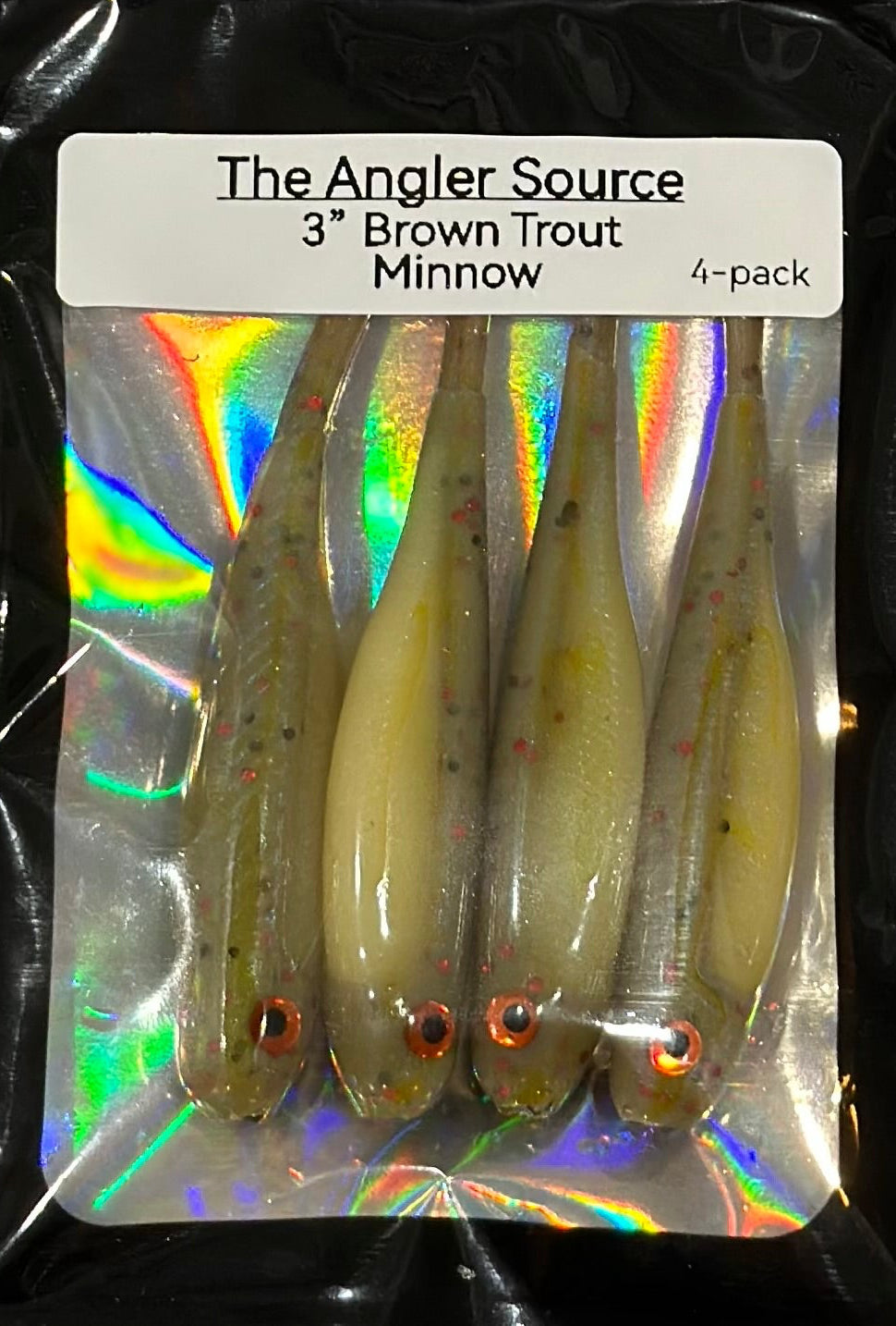 3” Brown Trout Minnow (4-pack)