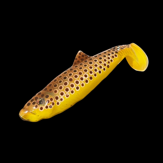 4.5” Tricked-Out Brown Trout Swimbait (Solid Body)